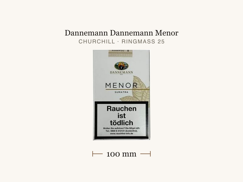 Dannemann Dannemann Menor, Maßangaben: Länge 100 mm, Ringmaß 25