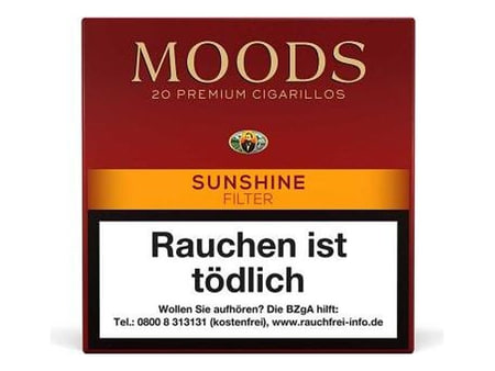Ansicht 1 von 3 anzeigen: Dannemann Moods Sunshine - 20er, Format Cigarillo, Herkunft Deutschland