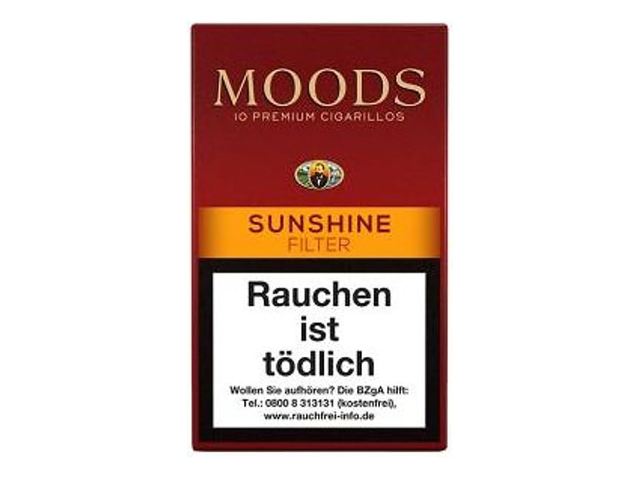 Dannemann Moods Sunshine - 10er, Format Cigarillo