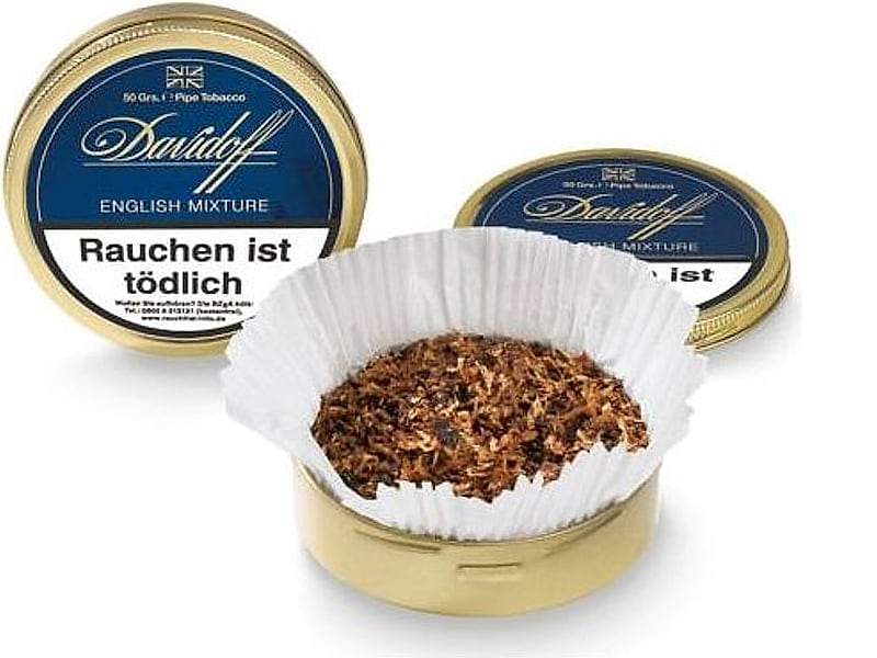 Ohne Marke Davidoff English Mixture 50g Dose, Detailansicht