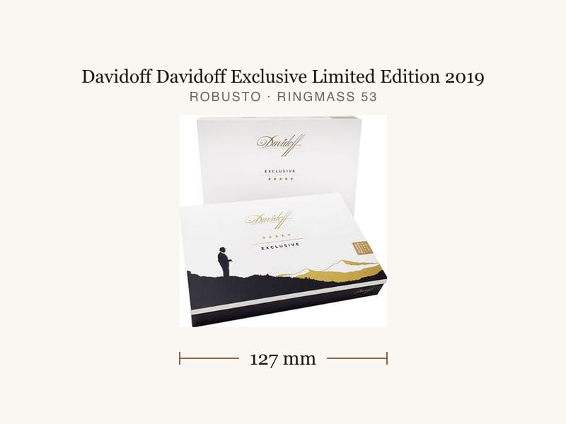 Davidoff Davidoff Exclusive Limited Edition 2019, Maßangaben: Länge 127 mm, Ringmaß 53