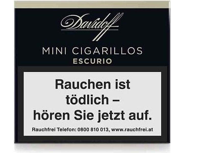 Davidoff Davidoff Mini Cigarillos Escurio 20er, Detailansicht