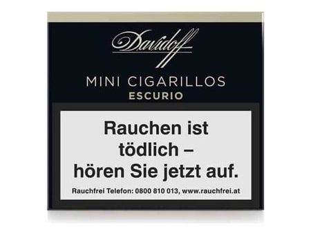 Ansicht 1 von 3 anzeigen: Davidoff Mini Cigarillos Escurio 20er, Format Cigarillo, Herkunft Dominikanische Republik