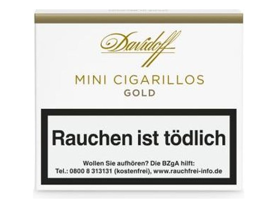 Davidoff Mini Cigarillos Gold, Format Cigarillo, Herkunft Dominikanische Republik