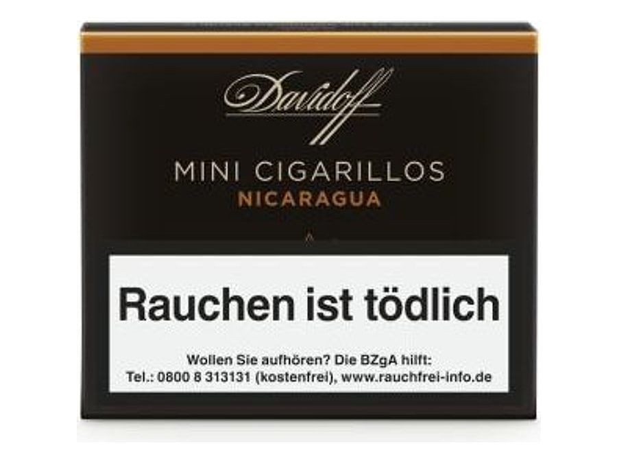 Davidoff Mini Cigarillos Nicaragua 20er, Format Cigarillo, Herkunft Nicaragua