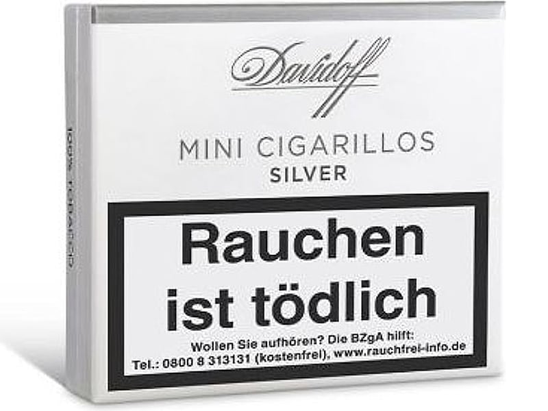 Davidoff Davidoff Mini Cigarillos Silver, Detailansicht