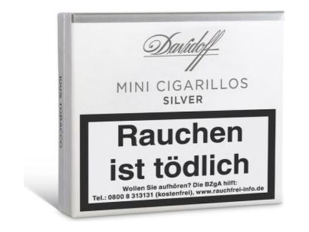 Ansicht 1 von 3 anzeigen: Davidoff Mini Cigarillos Silver, Format Cigarillo, Herkunft Dominikanische Republik