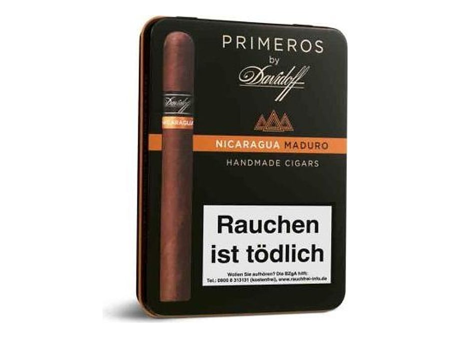 Davidoff Primeros Nicaragua Maduro, Format Primeros, Herkunft Nicaragua