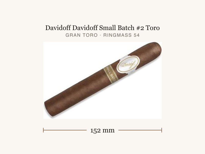 Davidoff Davidoff Small Batch #2 Toro, Maßangaben: Länge 152 mm, Ringmaß 54