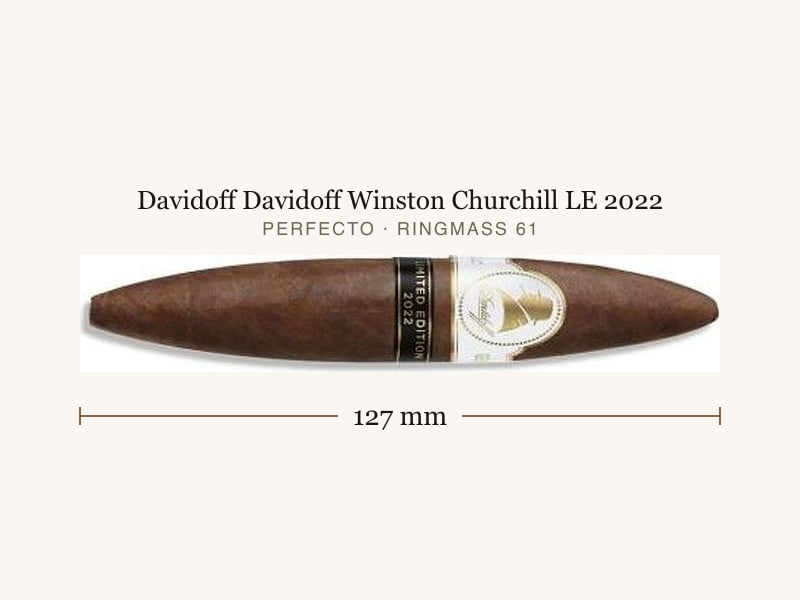 Davidoff Davidoff Winston Churchill LE 2022, Maßangaben: Länge 127 mm, Ringmaß 61