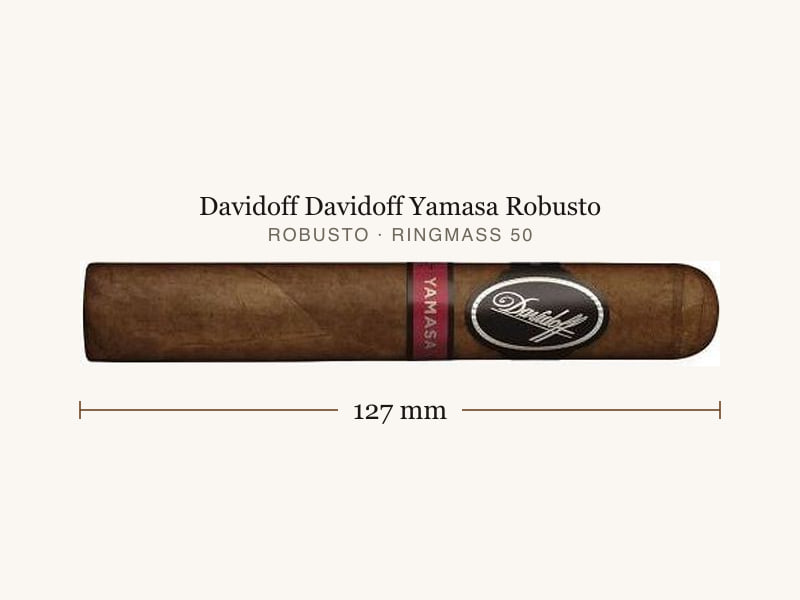 Davidoff Davidoff Yamasa Robusto, Maßangaben: Länge 127 mm, Ringmaß 50