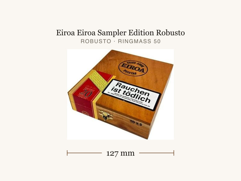 Eiroa Eiroa Sampler Edition Robusto, Maßangaben: Länge 127 mm, Ringmaß 50