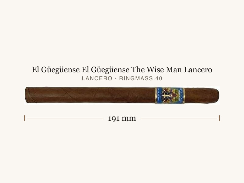 El Güegüense El Güegüense The Wise Man Lancero, Maßangaben: Länge 191 mm, Ringmaß 40