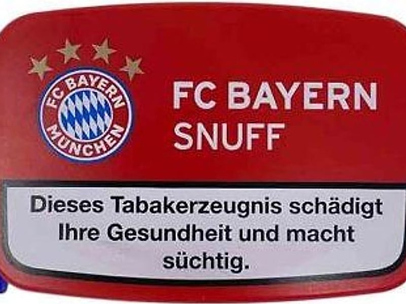 Ohne Marke FC Bayern Snuff, Detailansicht