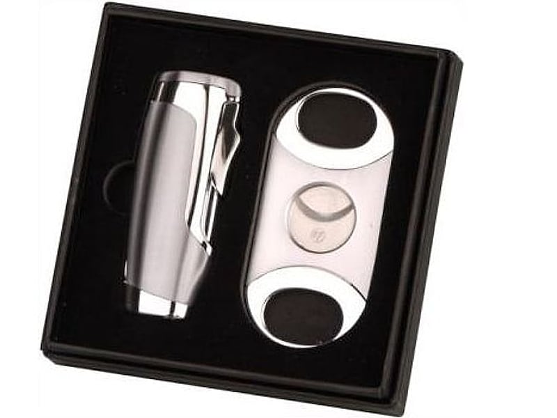 Ohne Marke Feuer und Cutter Set chrom, Detailansicht