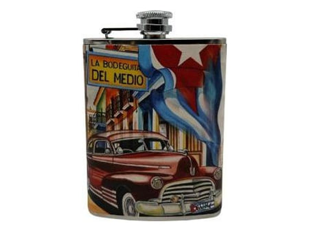 Ansicht 1 von 2 anzeigen: Flachmann "Cuba" Design