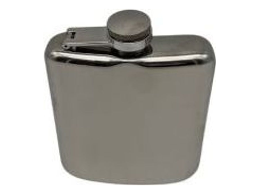Flachmann Edelstahl chrom poliert