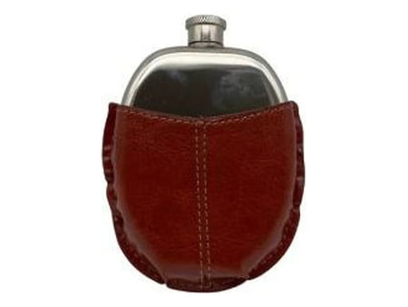 Ansicht 1 von 2 anzeigen: Hauser Flachmann Edelstahl oval
