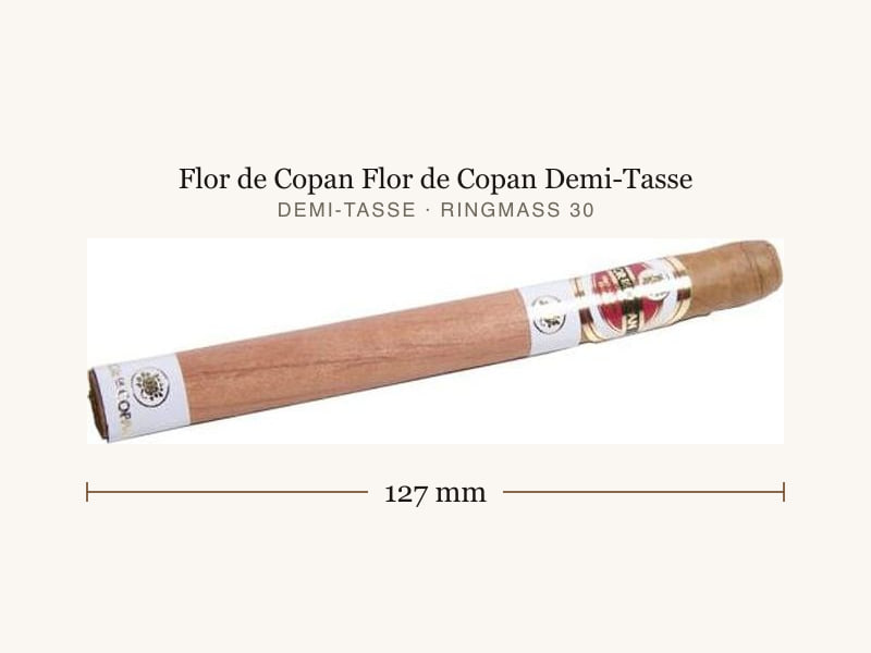 Flor de Copan Flor de Copan Demi-Tasse, Maßangaben: Länge 127 mm, Ringmaß 30