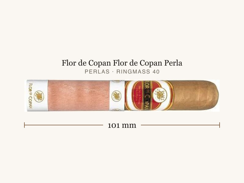 Flor de Copan Flor de Copan Perla, Maßangaben: Länge 101 mm, Ringmaß 40