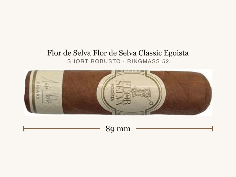 Flor de Selva Flor de Selva Classic Egoista, Maßangaben: Länge 89 mm, Ringmaß 52