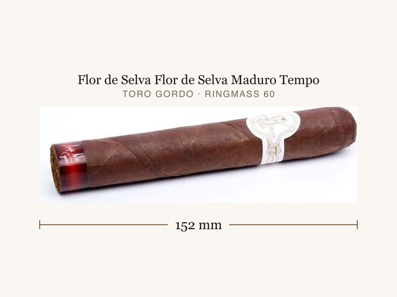 Flor de Selva Flor de Selva Maduro Tempo, Maßangaben: Länge 152 mm, Ringmaß 60