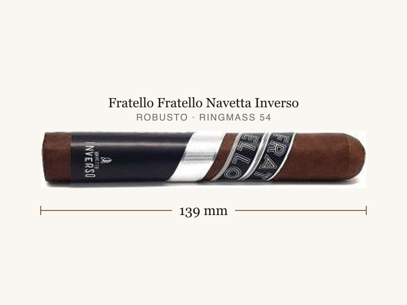 Fratello Fratello Navetta Inverso, Maßangaben: Länge 139 mm, Ringmaß 54