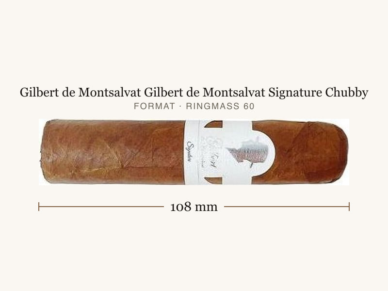 Gilbert de Montsalvat Gilbert de Montsalvat Signature Chubby, Maßangaben: Länge 108 mm, Ringmaß 60