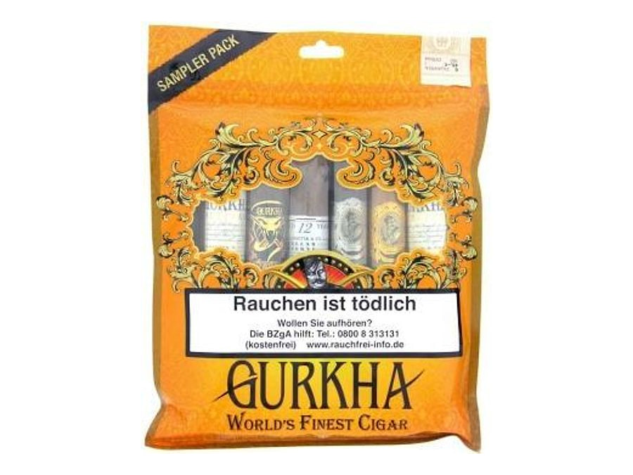 Gurkha Fresh Pack, Format Sortiment, Herkunft Nicaragua