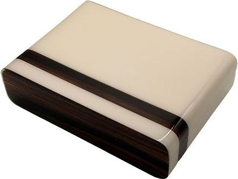 Guy Janot Guy Janot Classic Humidor Makassar Weiß - 25 Zigarren, Detailansicht