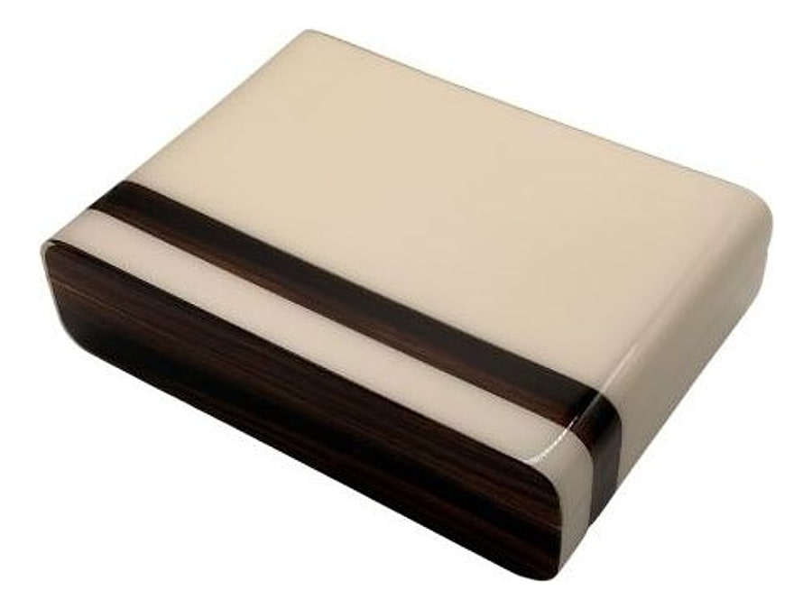 Guy Janot Classic Humidor Makassar Weiß - 25 Zigarren