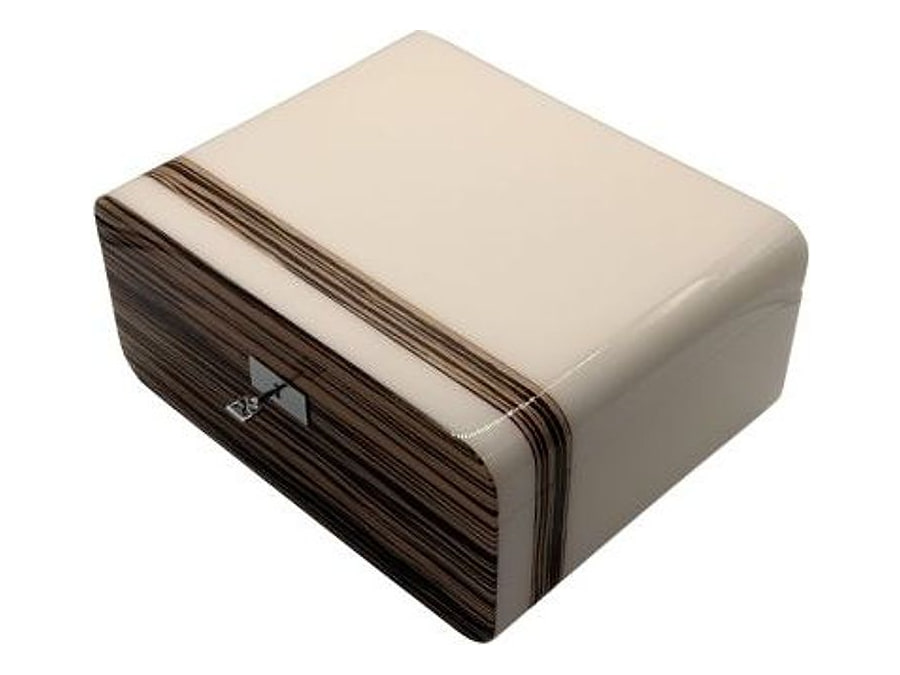 Guy Janot Classic Humidor Zebrano Weiß - 50 Zigarren