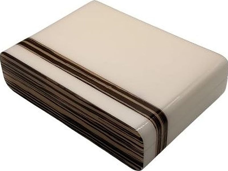 Guy Janot Guy Janot Classic Humidor Zebrano Weiß - 25 Zigarren, Detailansicht