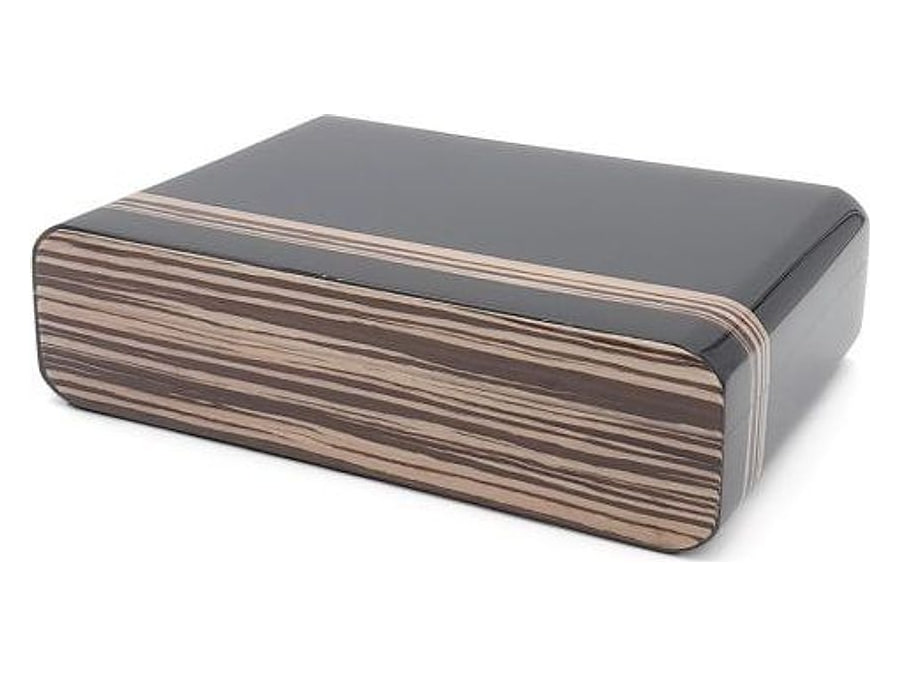 Guy Janot Humidor Schwarz/Zebrano Lack für 20 Zigarren