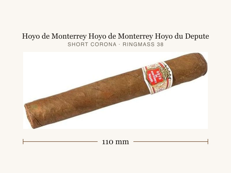 Hoyo de Monterrey Hoyo de Monterrey Hoyo du Depute, Maßangaben: Länge 110 mm, Ringmaß 38
