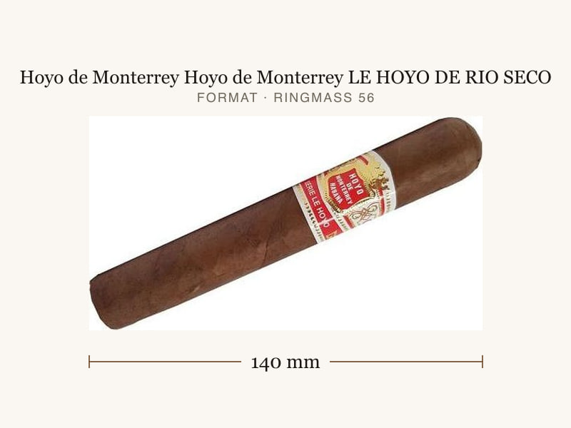 Hoyo de Monterrey Hoyo de Monterrey LE HOYO DE RIO SECO, Maßangaben: Länge 140 mm, Ringmaß 56