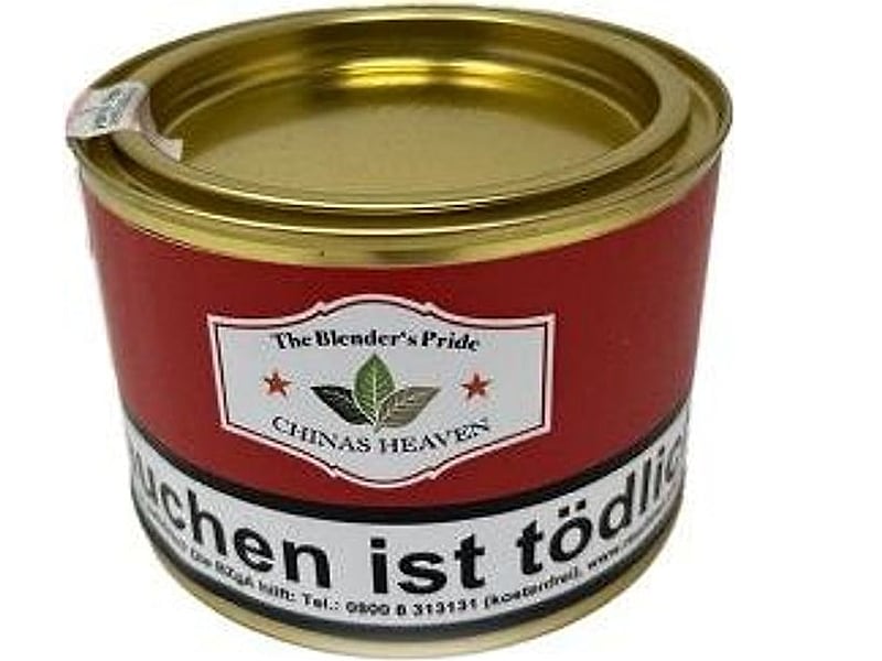 Ohne Marke HU Tobacco The Blender's Pride - Chinas Heaven 100g Dose, Detailansicht
