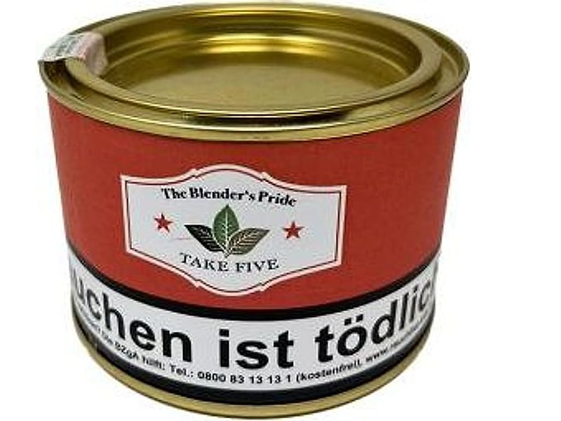 Ohne Marke HU Tobacco The Blender's Pride - Take Five 100g Dose, Detailansicht