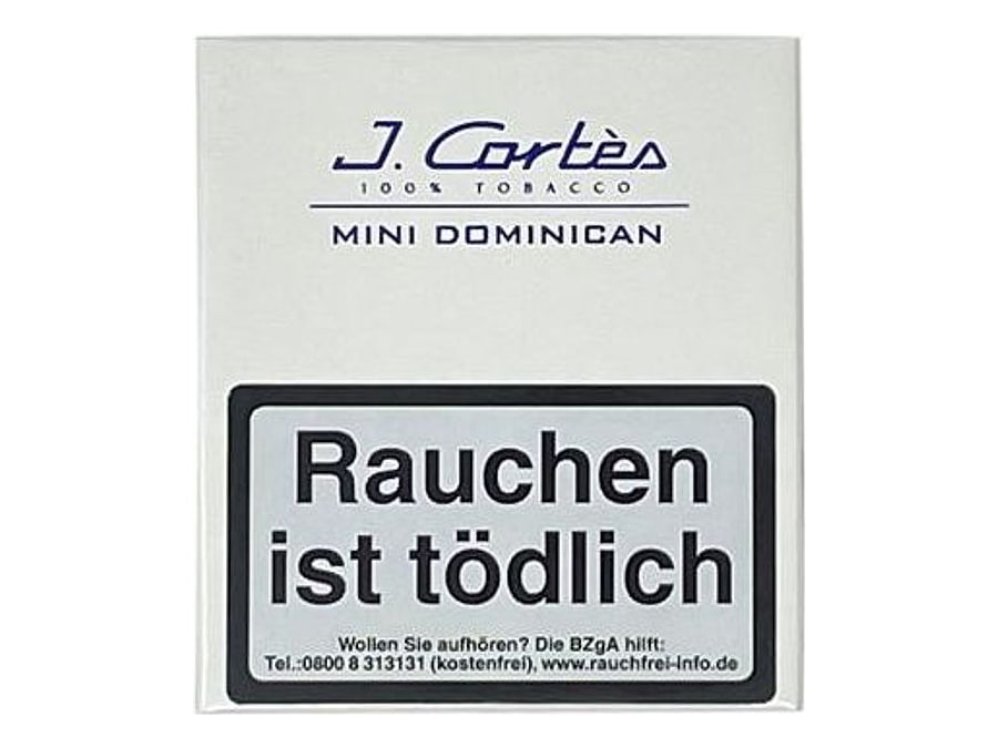 J. Cortes J. Cortès Mini Dominican 20er, Format Cigarillo, Herkunft Dominikanische Republik