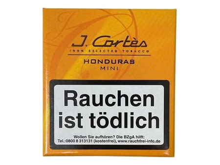 Ansicht 1 von 3 anzeigen: J. Cortes J. Cortès Mini Honduras 20er, Format Cigarillo, Herkunft Dominikanische Republik