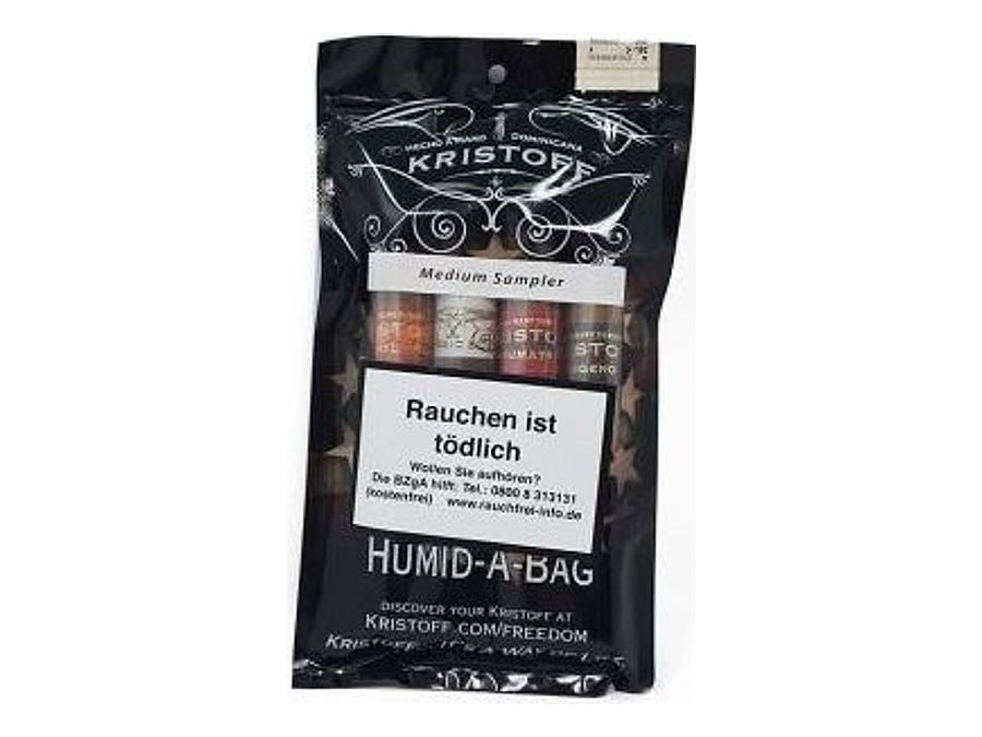 Kristoff Medium Sampler, Format Robusto, Herkunft Dominikanische Republik