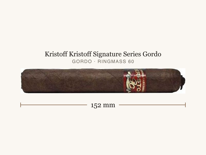 Kristoff Kristoff Signature Series Gordo, Maßangaben: Länge 152 mm, Ringmaß 60