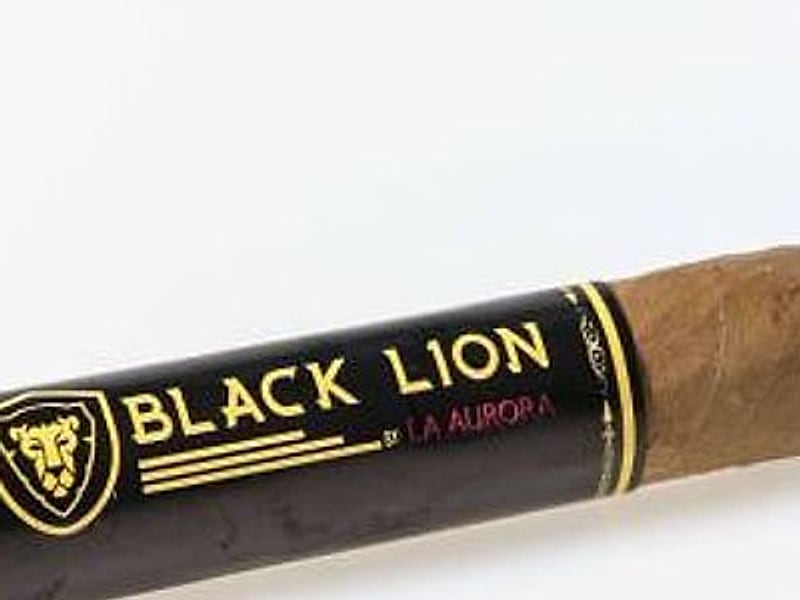 La Aurora La Aurora Black Lion Connecticut Robusto, Detailansicht