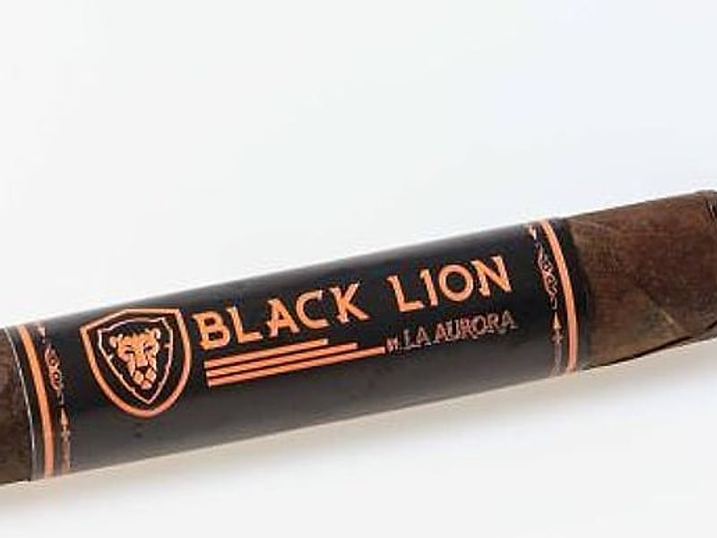 La Aurora La Aurora Black Lion Maduro Robusto, Detailansicht