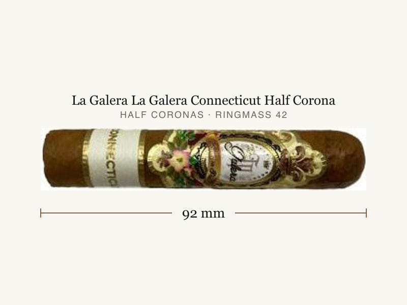 La Galera La Galera Connecticut Half Corona, Maßangaben: Länge 92 mm, Ringmaß 42