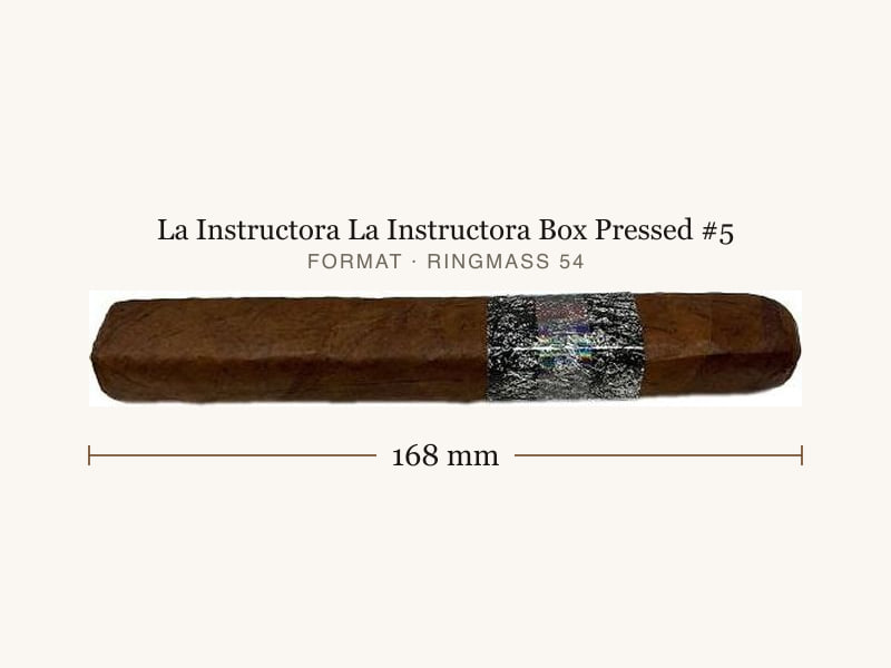 La Instructora La Instructora Box Pressed #5, Maßangaben: Länge 168 mm, Ringmaß 54