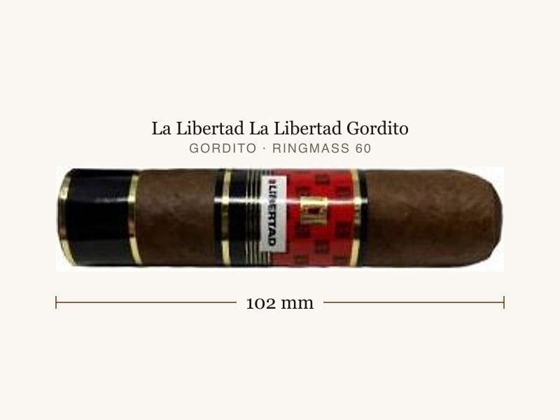 La Libertad La Libertad Gordito, Maßangaben: Länge 102 mm, Ringmaß 60