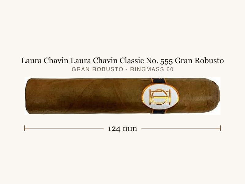 Laura Chavin Laura Chavin Classic No. 555 Gran Robusto, Maßangaben: Länge 124 mm, Ringmaß 60