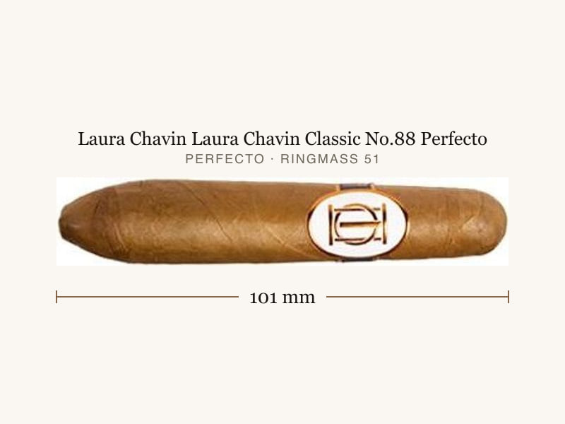 Laura Chavin Laura Chavin Classic No.88 Perfecto, Maßangaben: Länge 101 mm, Ringmaß 51