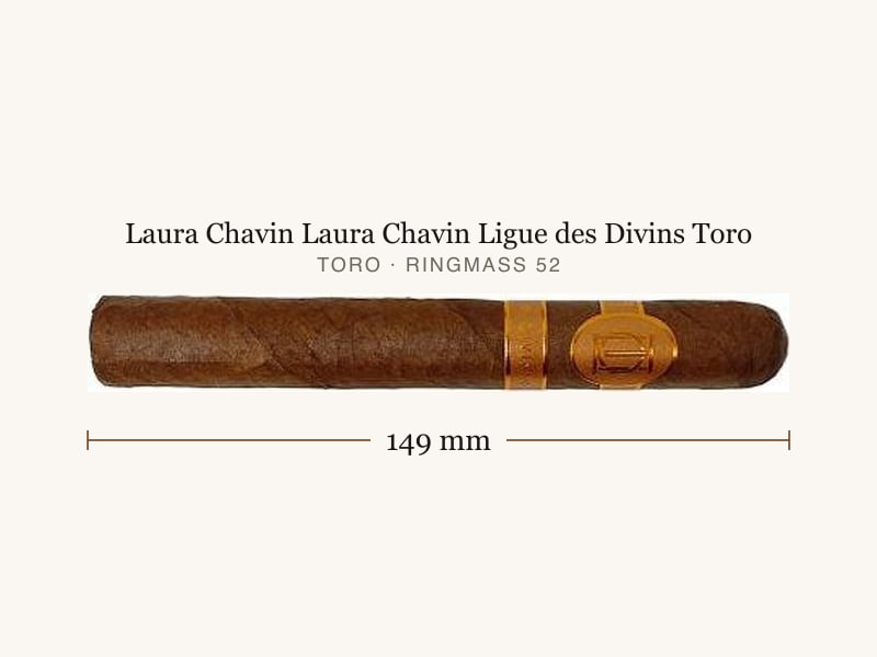 Laura Chavin Laura Chavin Ligue des Divins Toro, Maßangaben: Länge 149 mm, Ringmaß 52